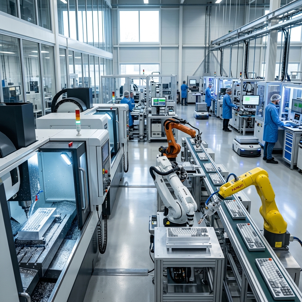 EliteAura CNC Manufacturing Facility